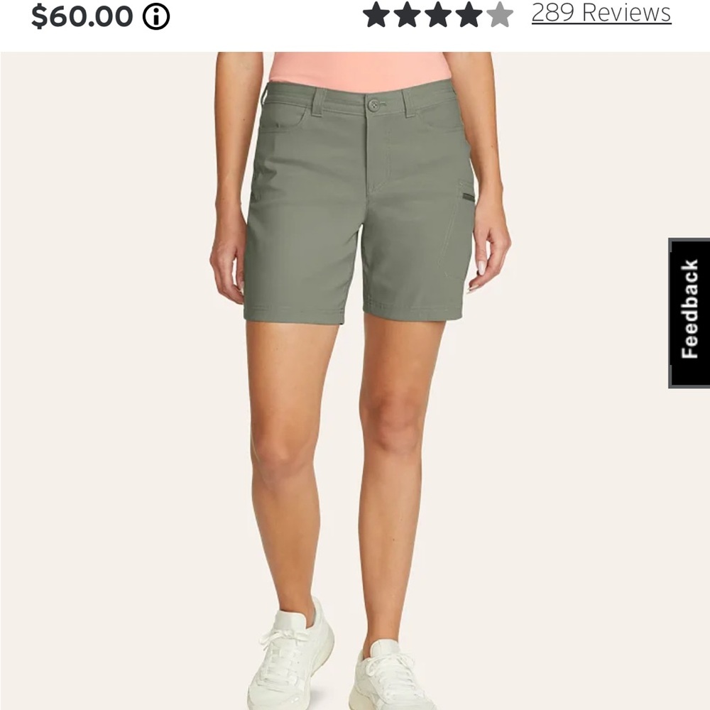 NWT Eddie Bauer Women’s Rainier short size 4P